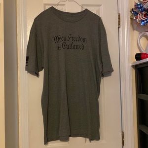 Grunt Style men’s tee shirt in gray. New, never worn with tag. Size 2XL.